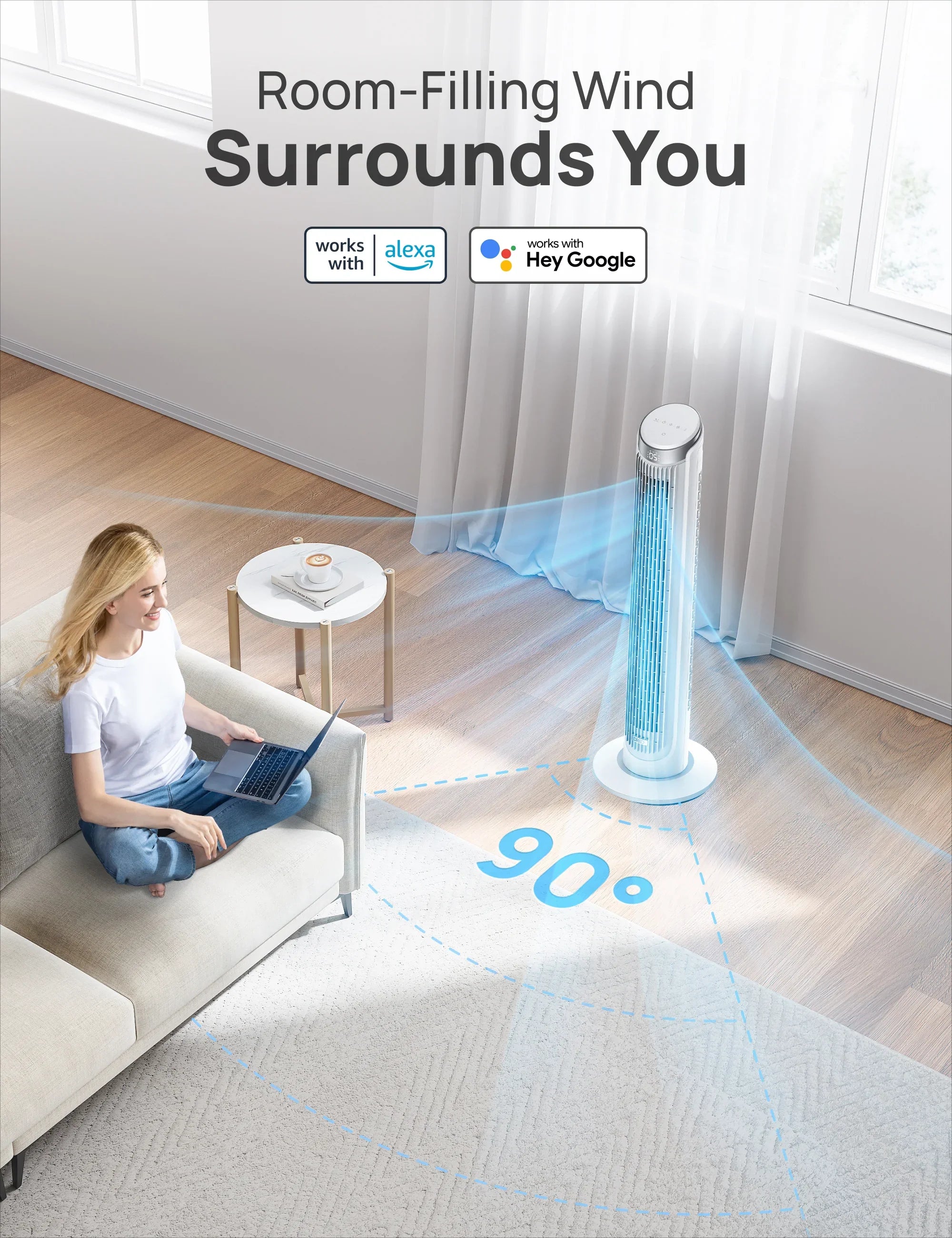 Smart Tower Fan Cruiser Pro T3S - DREO